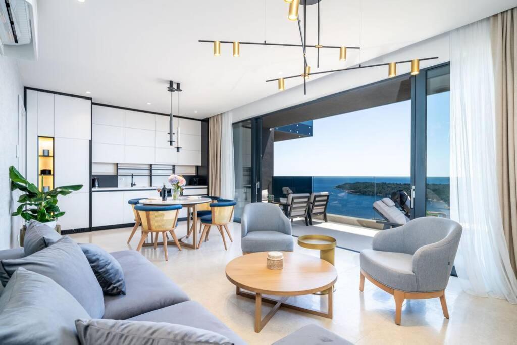 New&Luxury 5* With An Amazing View - Pure Apartment 杜布罗夫尼克 外观 照片